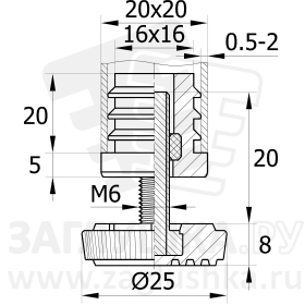 20-20M6.D25x20