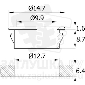 TFLF12,7x9,9-6,4