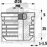 ILTFA28x1-1,5 M8