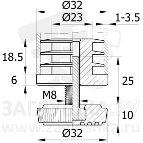 D32М8П.D32x25