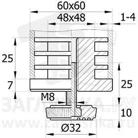 60-60М8П.D32x25